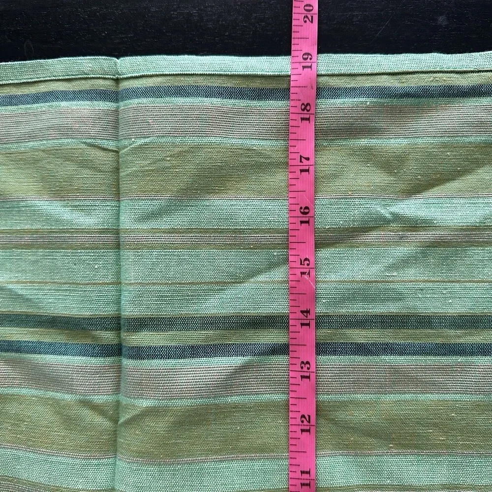 New Vanson Egyptian Cotton Green Stripe Dish Towels Handwoven 20x19